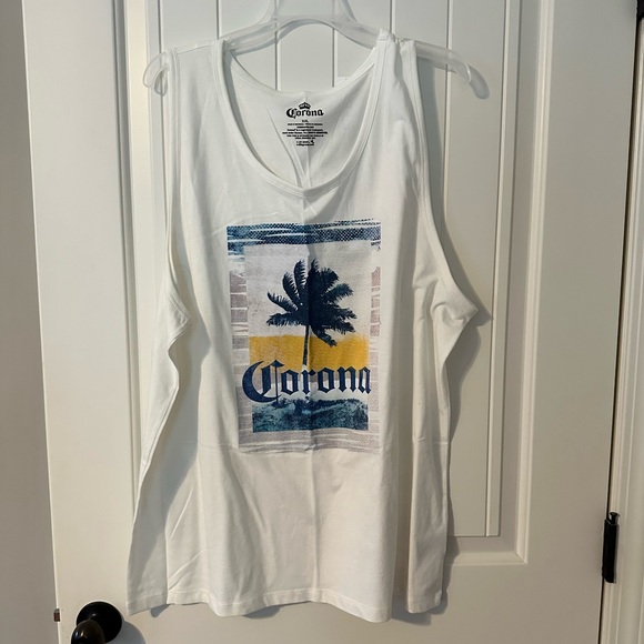 Old Navy Other - NEW Corona Beer Tank Top Shirt Mens size XXL White